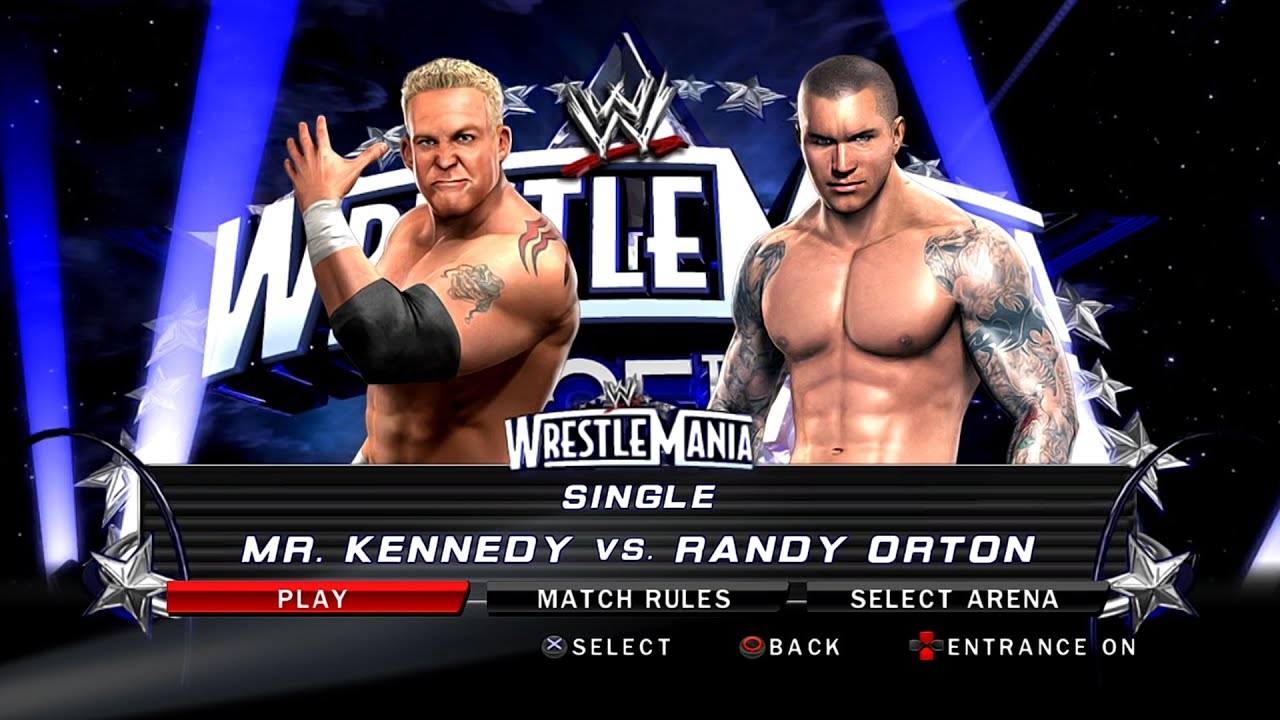 WWE SmackDown VS Raw 2010 PS3 - Mr. Kennedy VS Randy Orton [2K][mClassic]