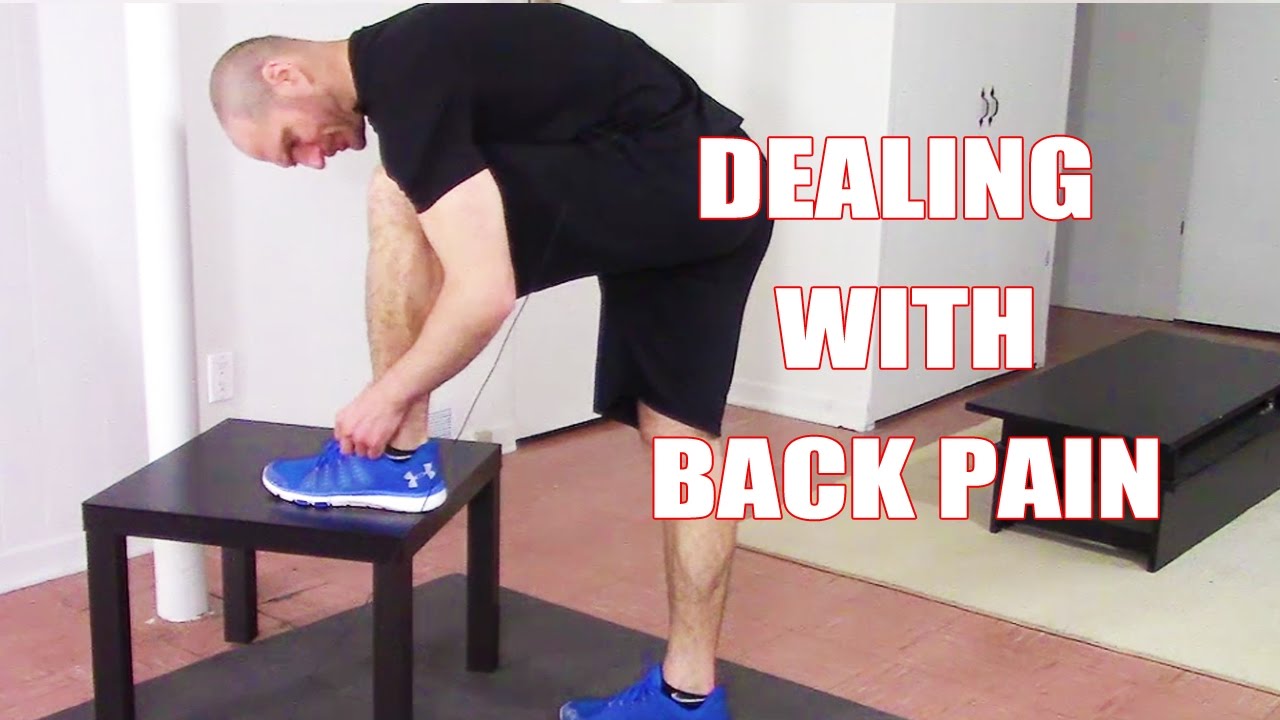 Tying Your Shoes With Back Pain