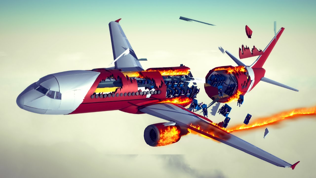 Realistic Fictional Airplane Crashes and Emergency Landings #29 | Besiege