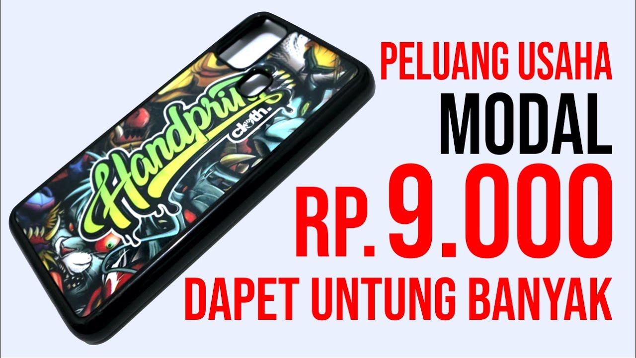 CARA MEMBUAT SOFTCASE/HARDCASE HP CUSTOM DENGAN MODAL 9 RIBU
