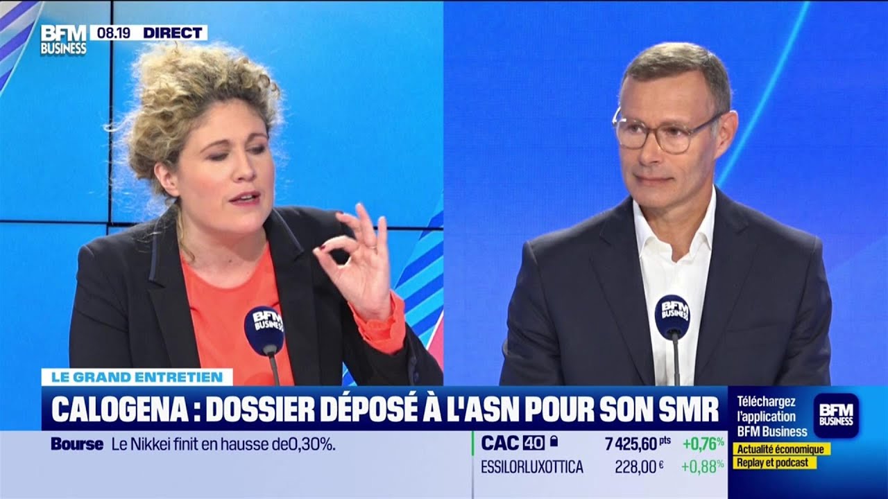 Le Grand entretien : Calogena, dossier déposé à l'ASN pour son SMR