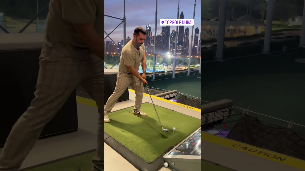 Top Golf Dubai 🏌️#shorts