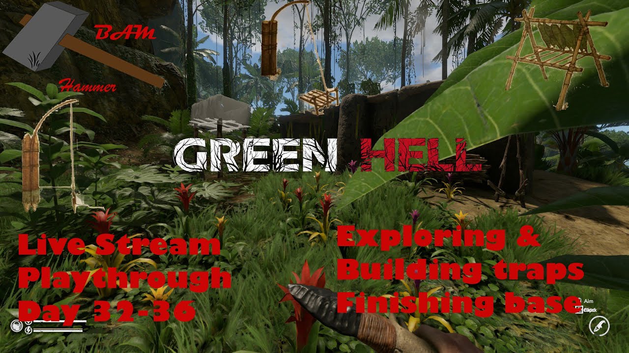 Green Hell Day 32-36 Exploring and base building