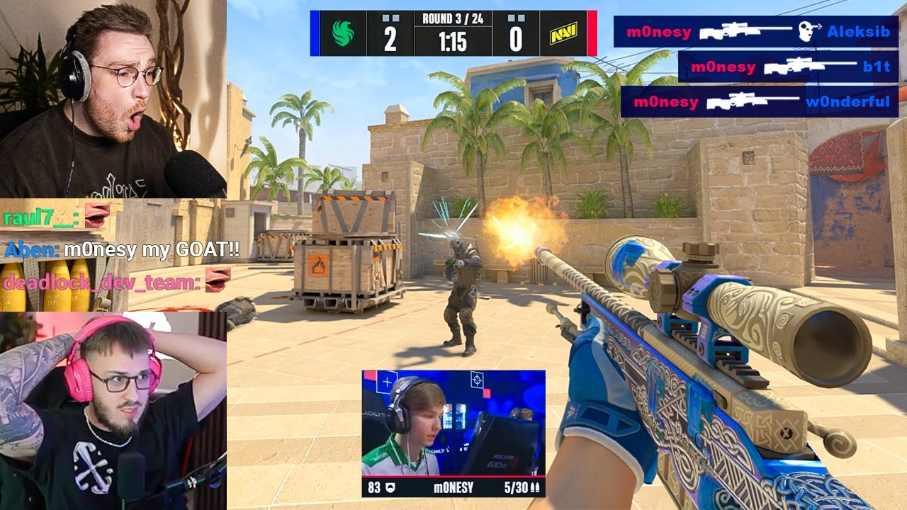 Watching NaVi vs Falcons With a NaVi Pro... (JL)