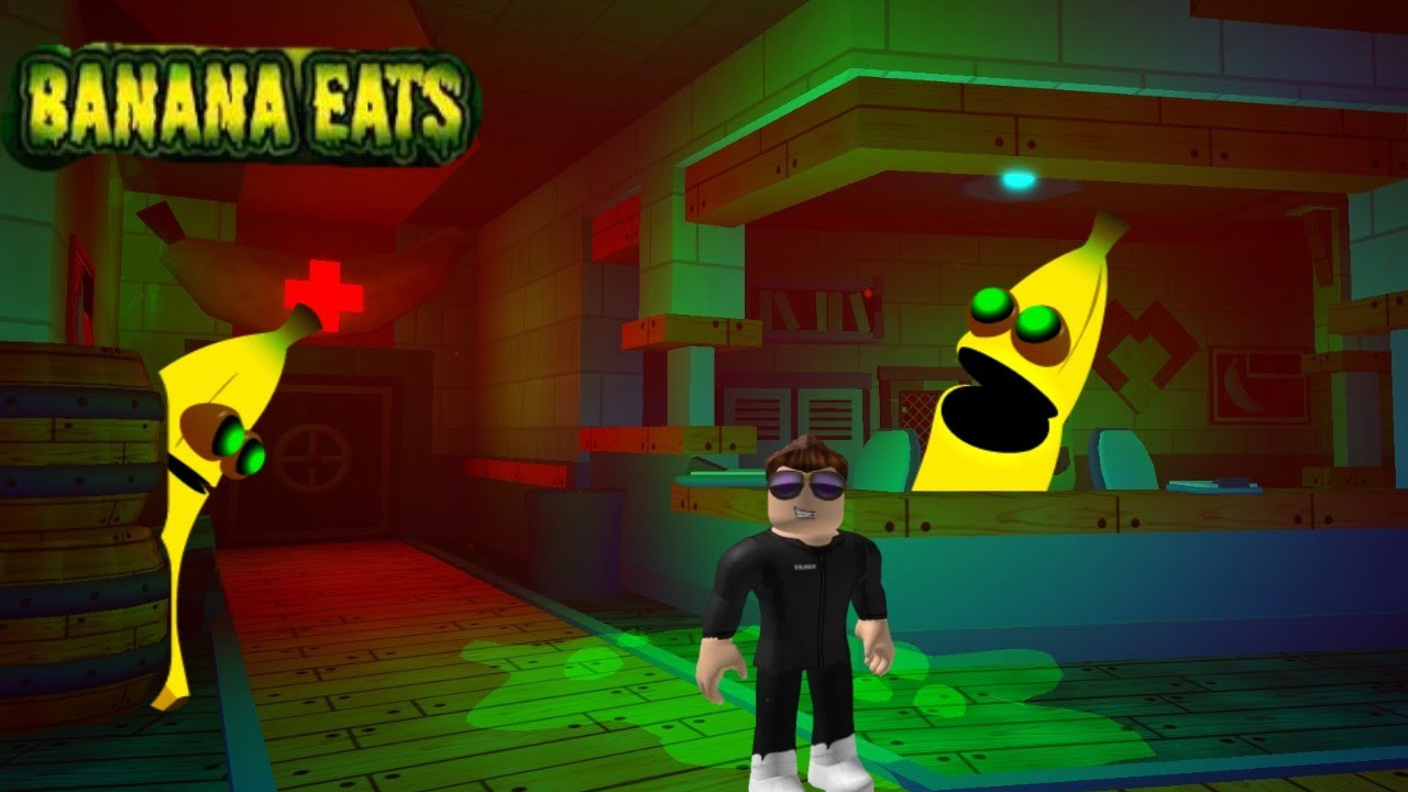 Ne mangé jamais de banane avant de joué a ce jeux (Banana Eats Roblox)
