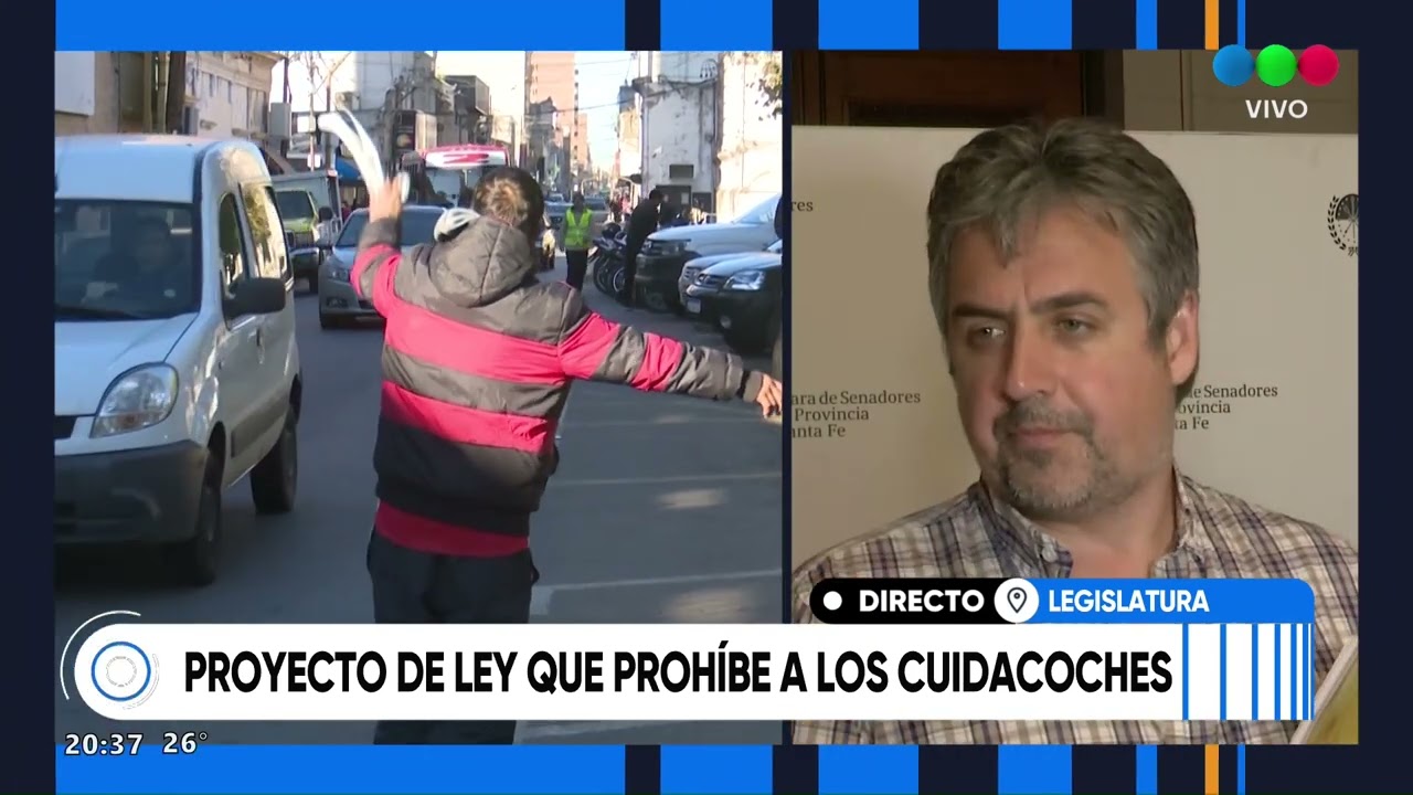 Proyecto de Ley que prohíbe a los cuidacoches: la palabra de Pablo Cococcioni