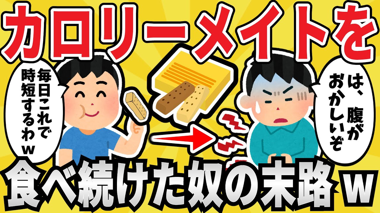 【注意】カロリーメイトを１ヵ月毎日食べ続けた結果www【ゆっくり解説】【有益スレ】