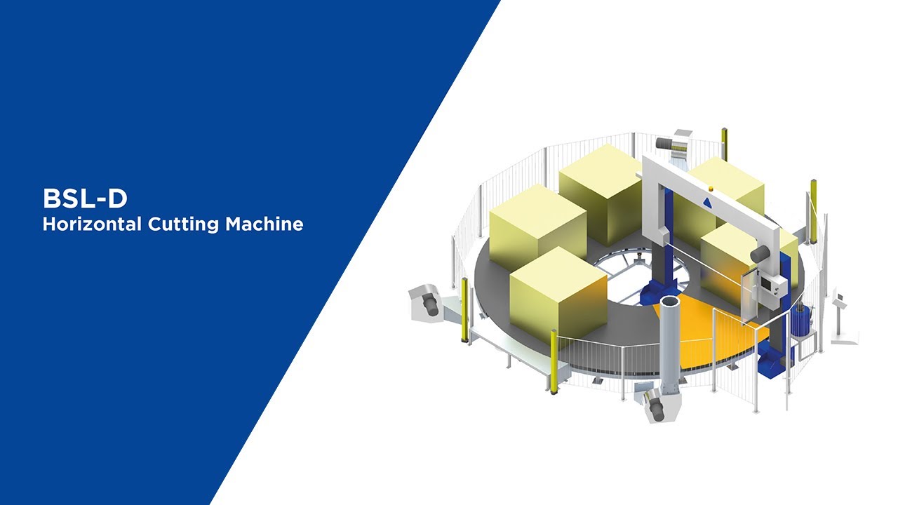BSL-D Horizontal cutting machine with turntable - carousel - EN/DE