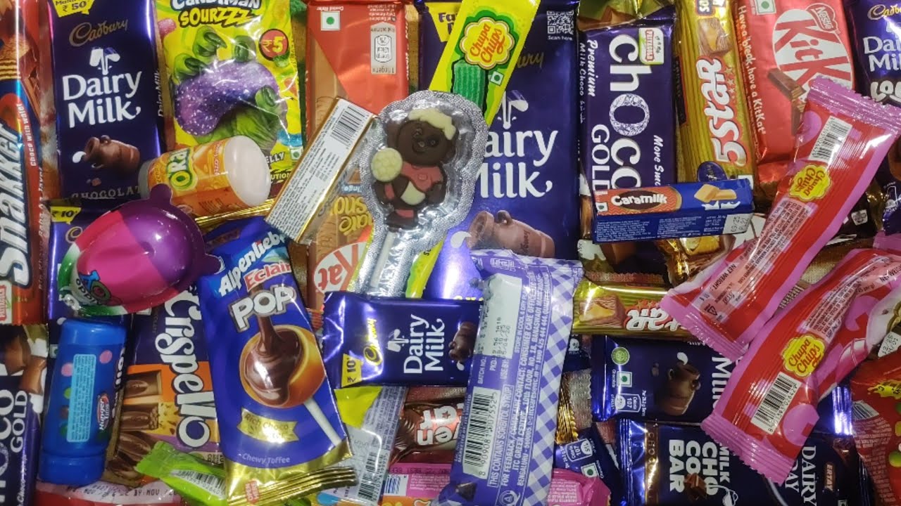 ASMR : Chocolate & candy || lot's of chocolate & candy || kit kate dariy milk chocolate