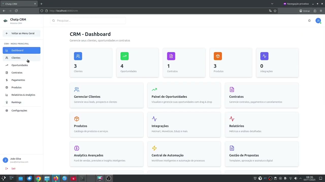 CRM White Label para revenda - versão Alpha