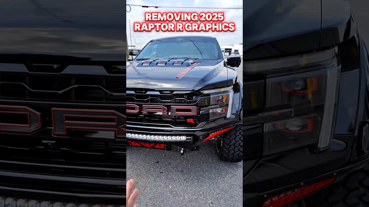 Removing 2025 Ford Raptor R Graphics