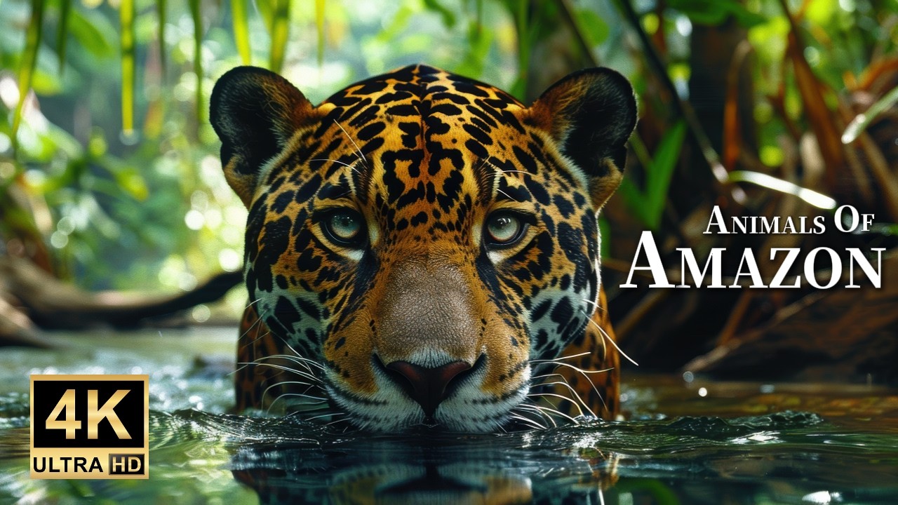 Amazon Rainforest Wildlife 4K - Animals of the Amazon Jungle | Nature Relaxation Film