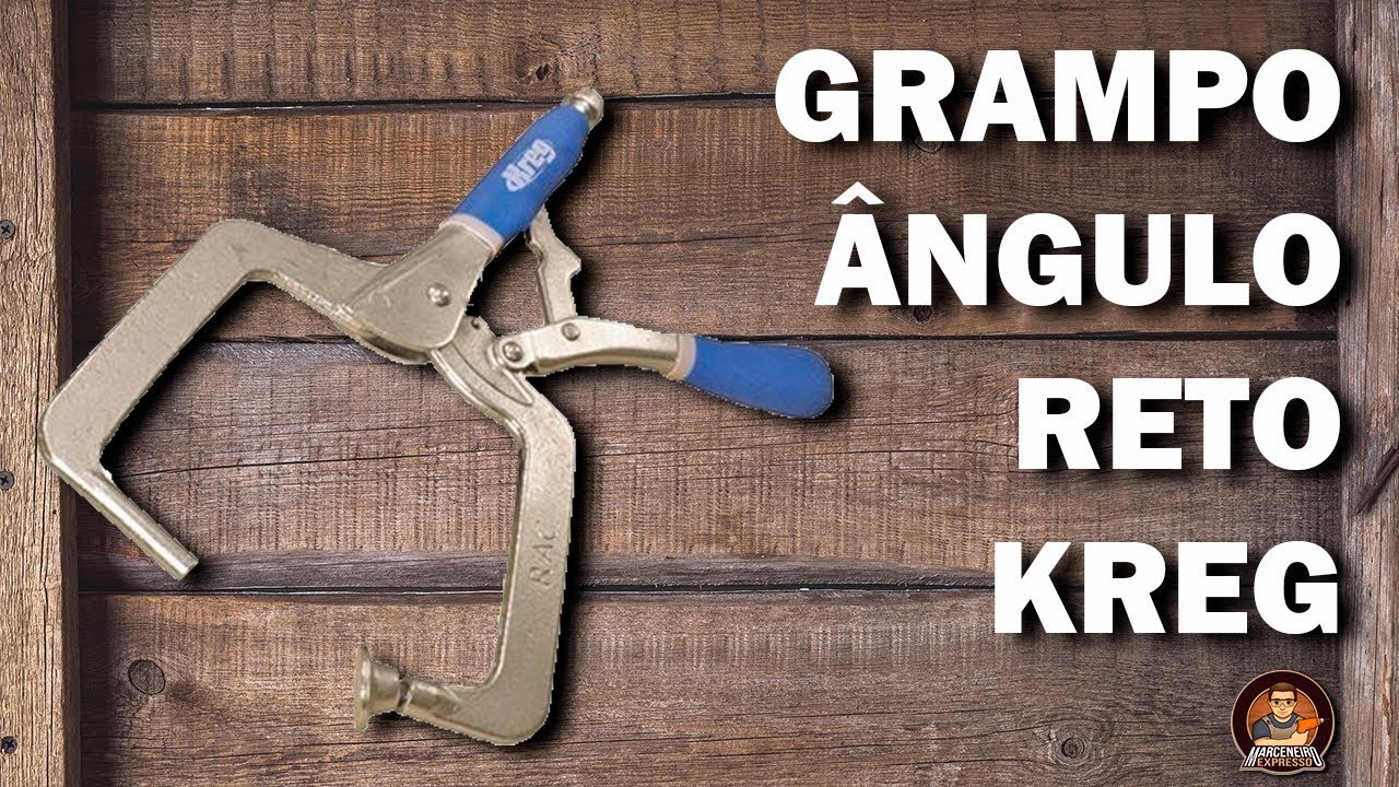GRAMPO &Acirc;NGULO RETO (90 GRAUS) PARA GABARITO | KREG