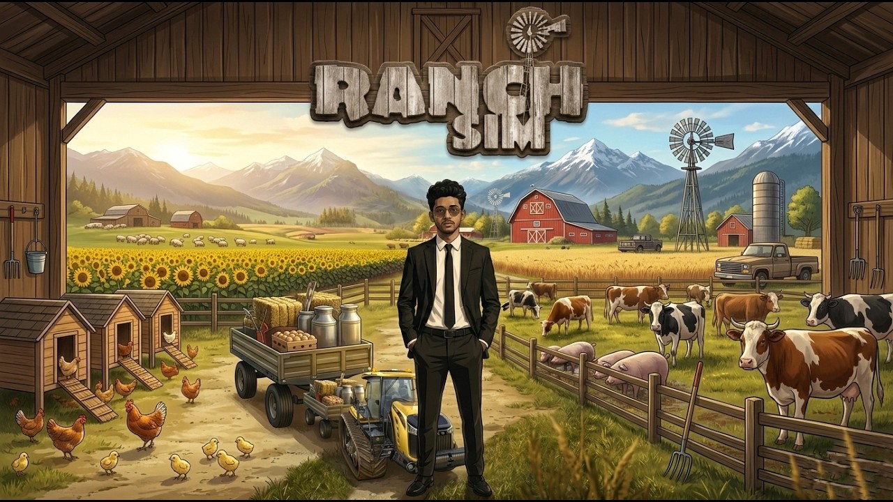 ROAD TO 500 SUB🔴VIVASAYAM PANLAMA RANCH SIM- DUAL  LIVE_TN69GAMERYT