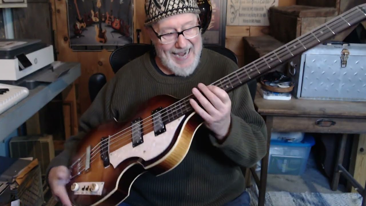 the new 2025 Hofner Ignition Cavern bass model Made in Vietnam