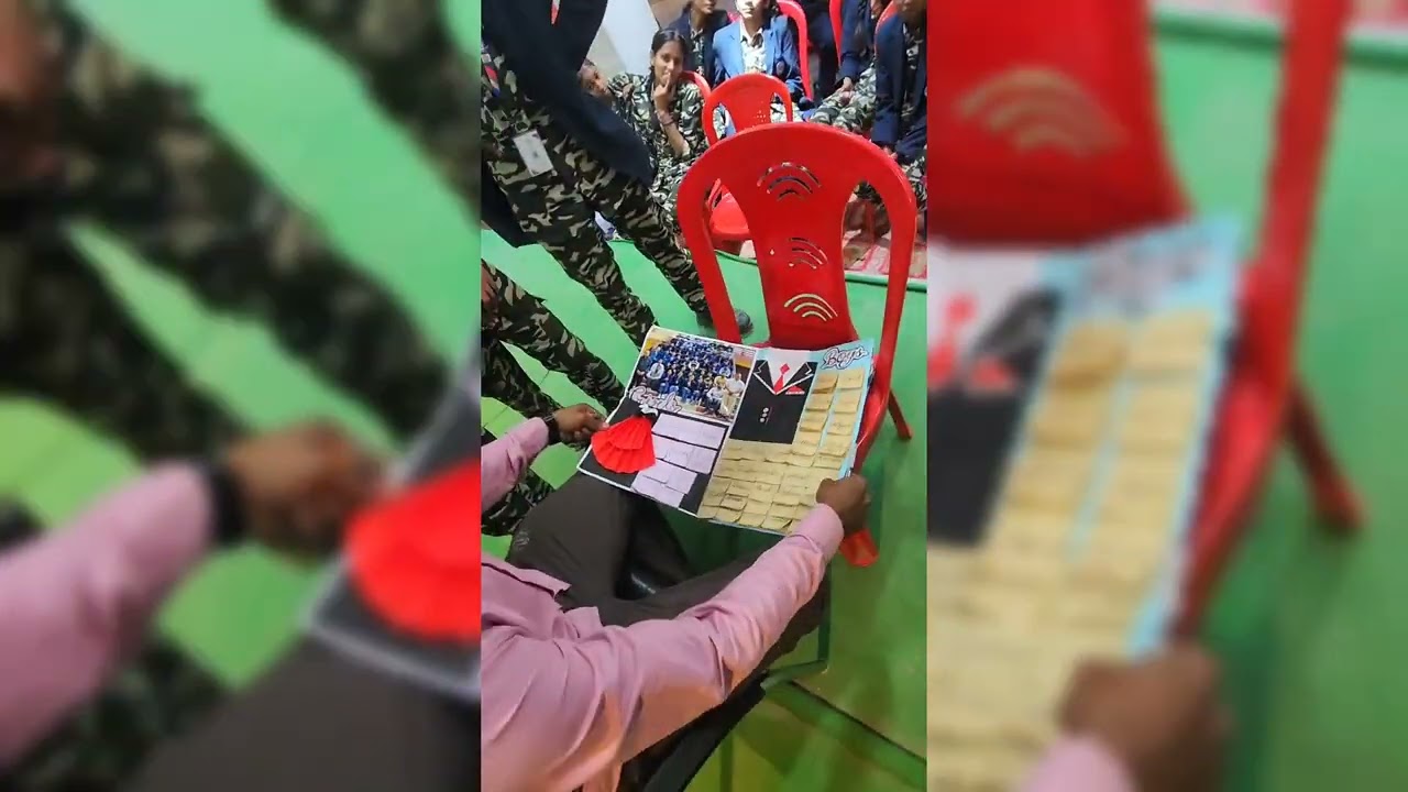 Preparation of invitation card 💐🖼 // Farewell for class 10th batch 2025-26 // lok kalyan🏫 #growskool