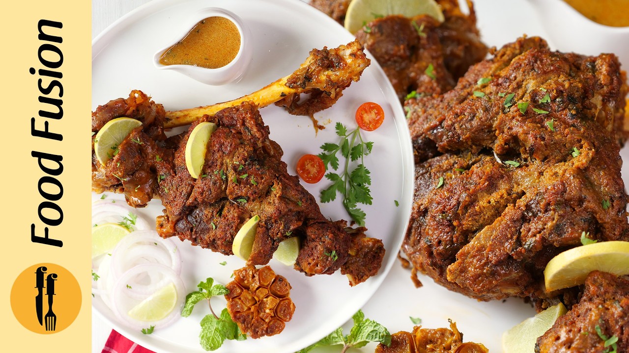 Masala Roast Lamb with Gravy Recipe by Food Fusion