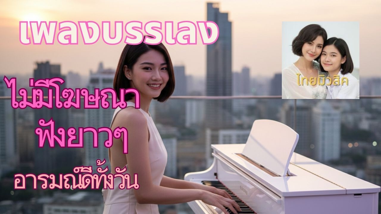 เพลงบรรเลง Vol.296 เพลงฟังสบายตอนทำงาน อ่านหนังสือ ทำงาน เหมือนมีเพื่อนอยู่ใกล้ๆแต่ไม่รบกวน ฟังยาว