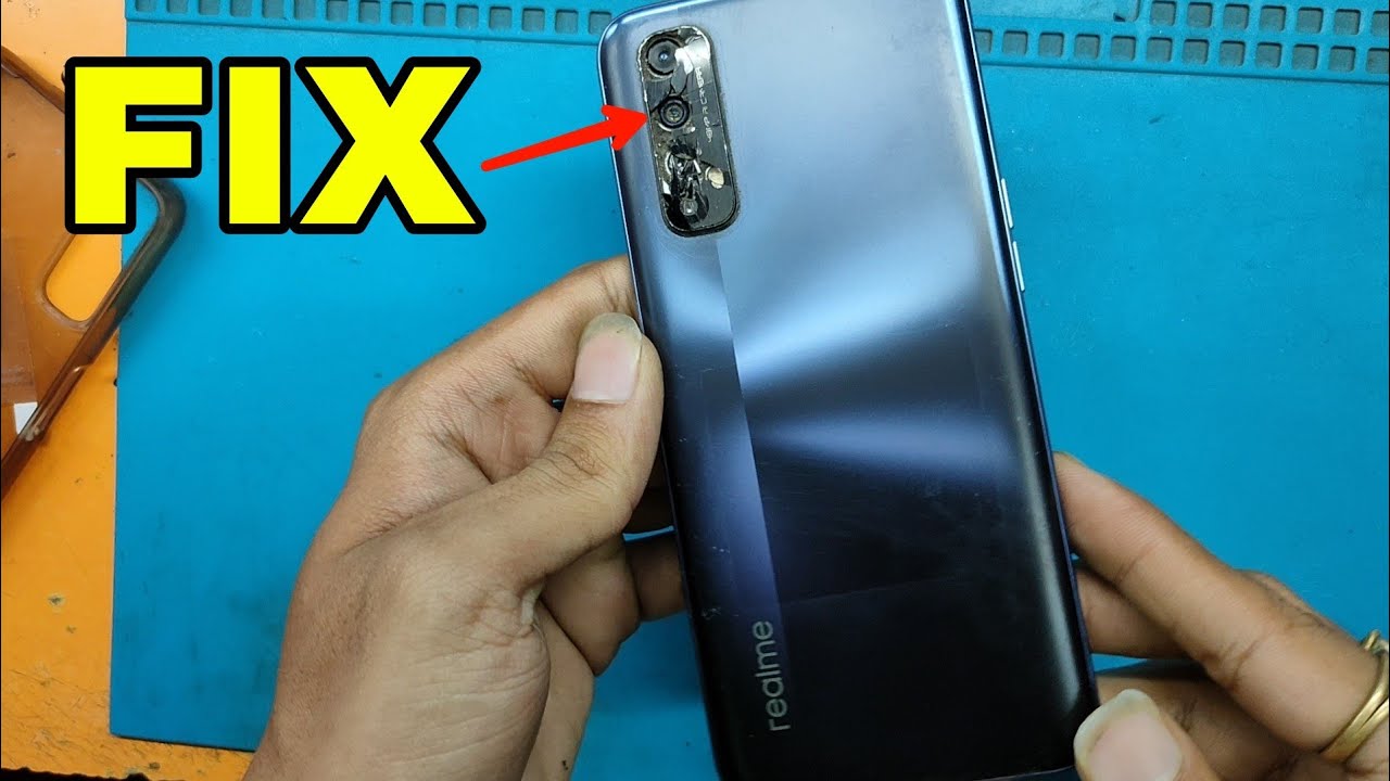 Realme 7 Camera Glass replacement !- How to change broken camera glass