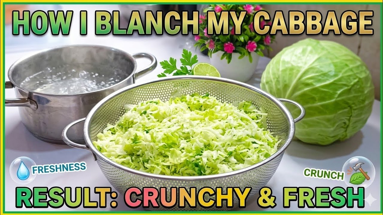 How I Blanch My Cabbage 