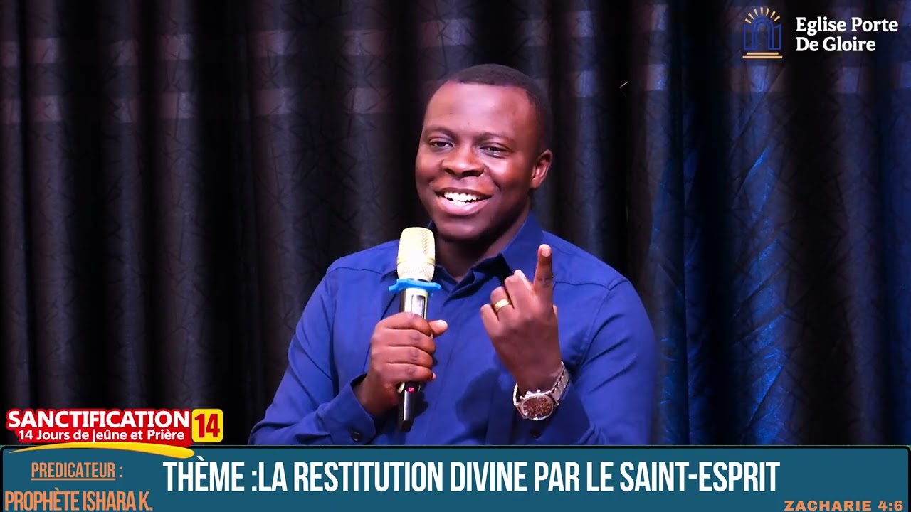La Restauration Divine par le Saint-Esprit _Prophète Ishala K #sanctification   #GomaDRC #preaching