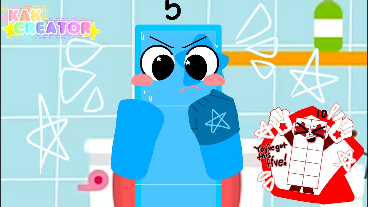 FIVE'S POO-POO TIME!! [ JOINING NUMBERBLOCKS PPT!!! 🤑🤑🫶🏽❤️✨] | KAK CREATOR 