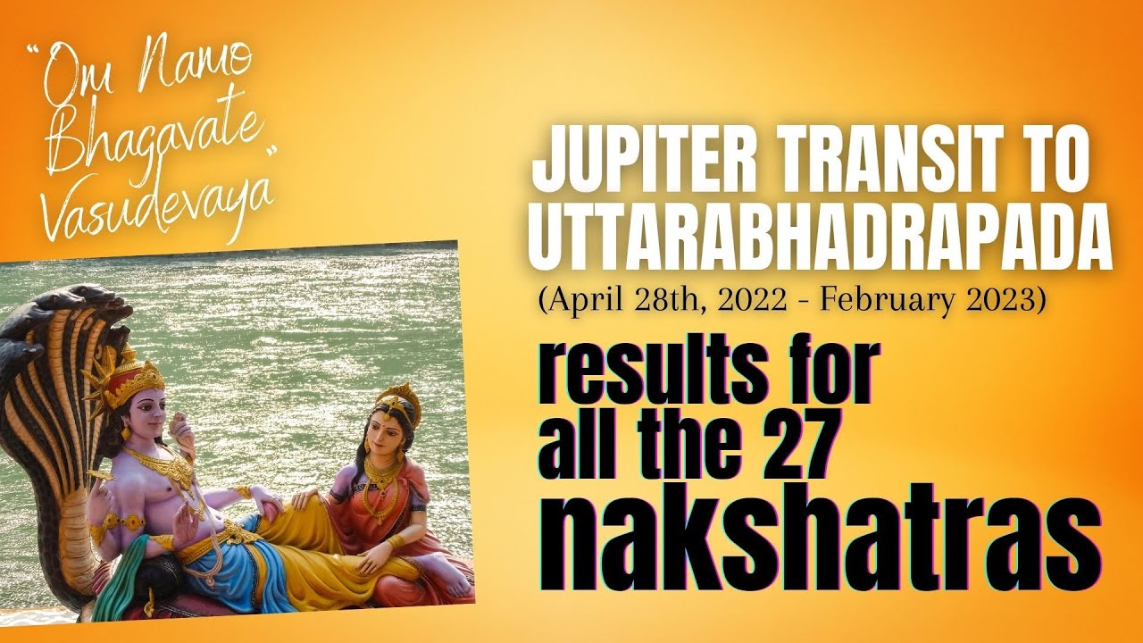 Jupiter Transit to Uttara Bhadrapada Nakshatra - For all Nakshatras - April 28th- Feb 2023- Part-2/3