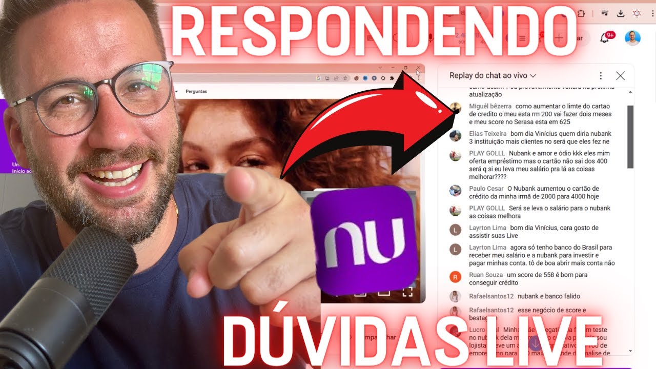 NUBANK LIMITE CRÉDITO e EMPRÉSTIMO [PODCAST ATUALIZO] RESPONDENDO PERGUNTAS