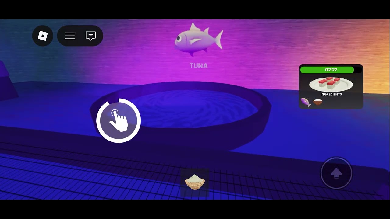 Playing scary sushi ￼