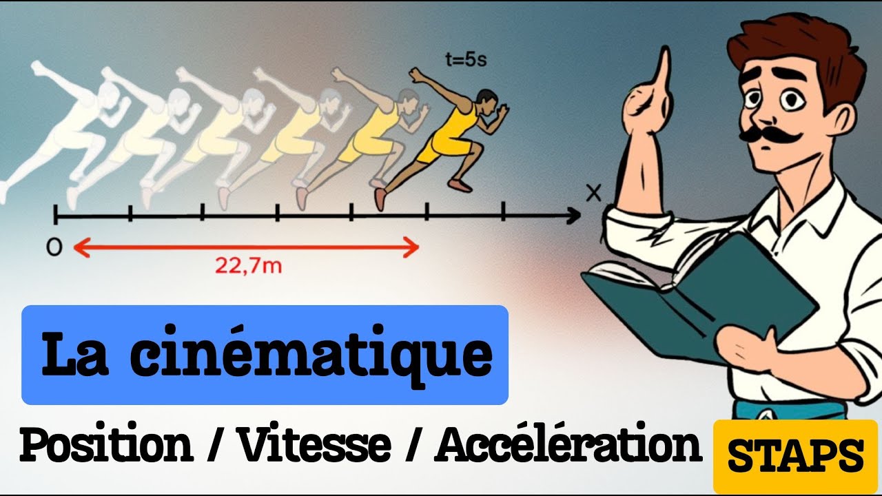 STAPS : La cinématique (Position Vitesse Accélération)