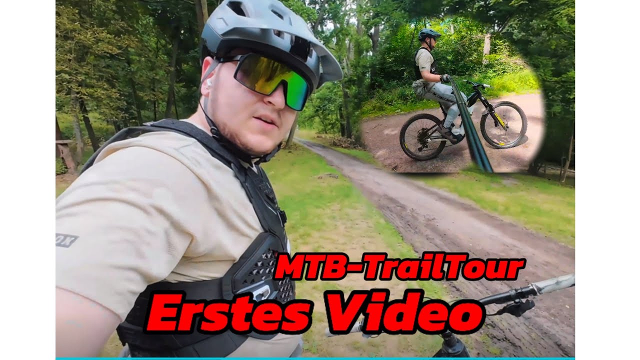 Mein Erstes Video// MTB Trail Tour durch die Dölauer Heide ——Teil1