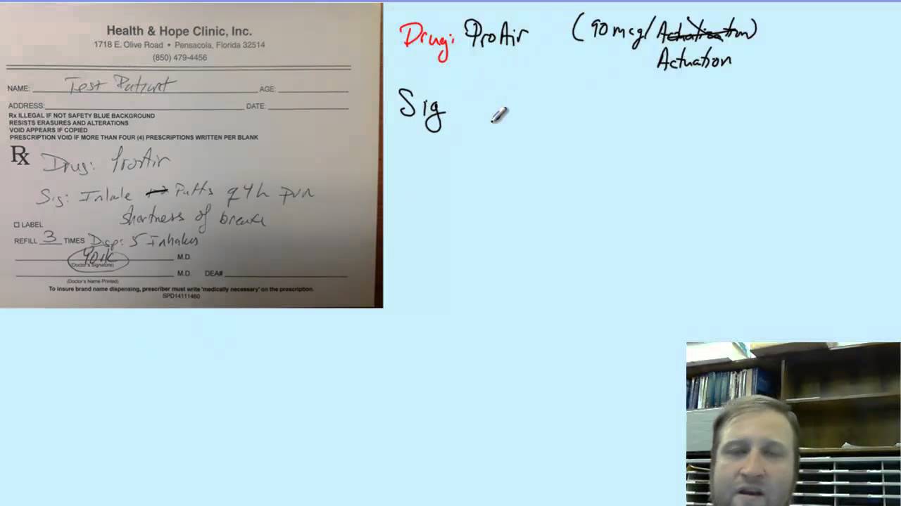Lecture 16 - PAP Inhaler Medication Dose Calculations