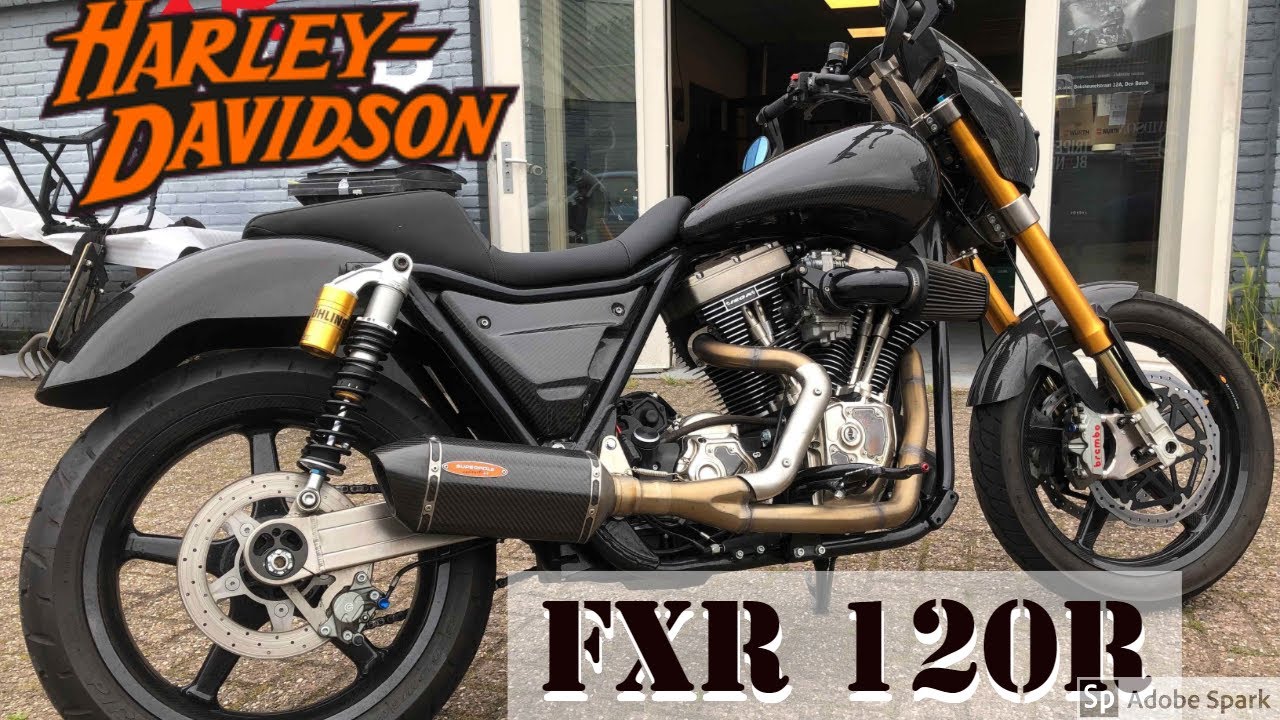 FXR 120R Harley Davidson Engine Complete Rebuild FXR 1992 Ohlins suspension front inverted