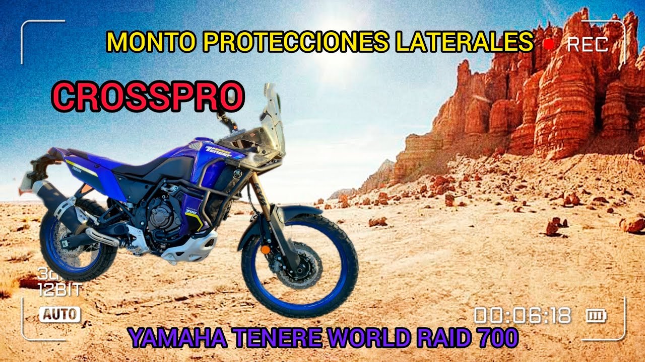 ✅Defensas Laterales CROSSPRO YAMAHA TENERE World Raid 700