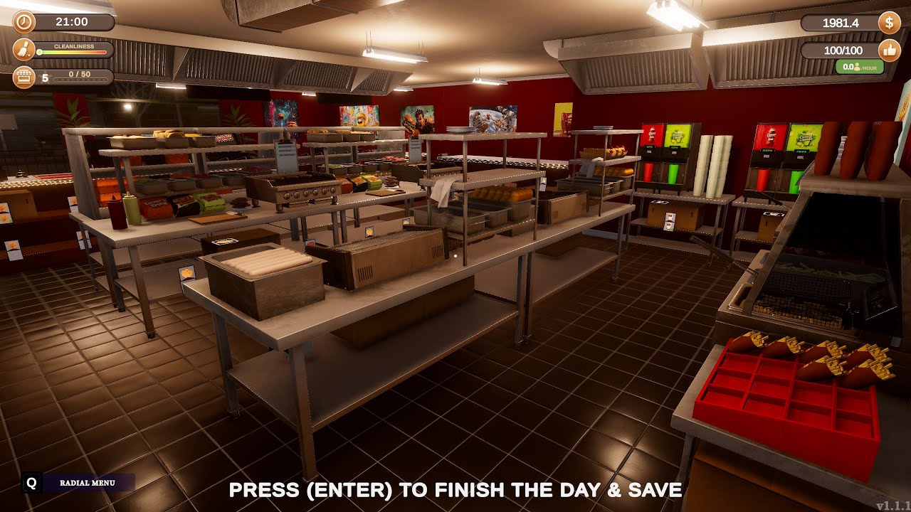 Corner Kitchen Fast Food Simulator [No Commentary/1440p] [Part 9]