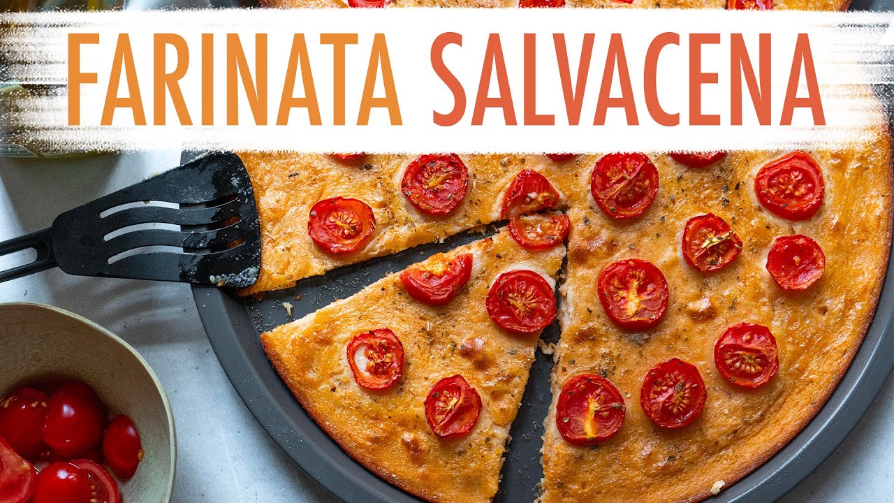 FARINATA ALLA PIZZAIOLA - RICETTA SALVACENA CHE METTE TUTTI D'ACCORDO | Elefanteveg