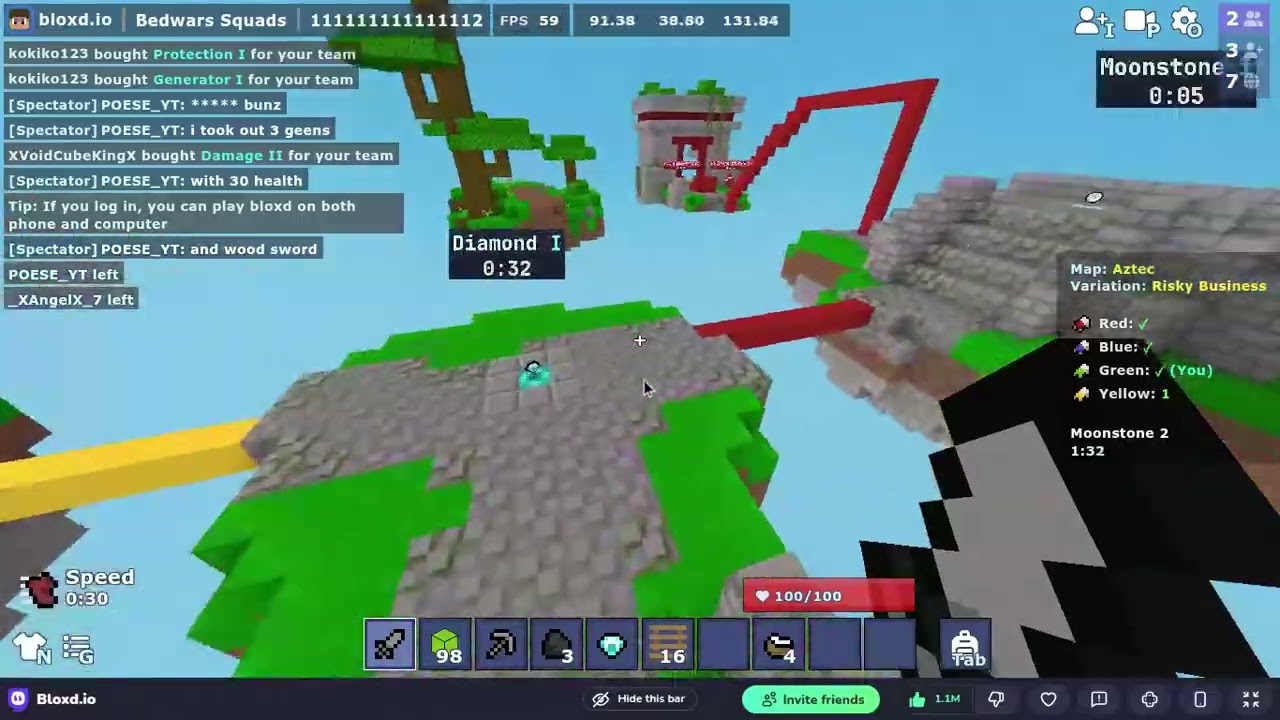 Part 12 of playing Bedwars!👹
