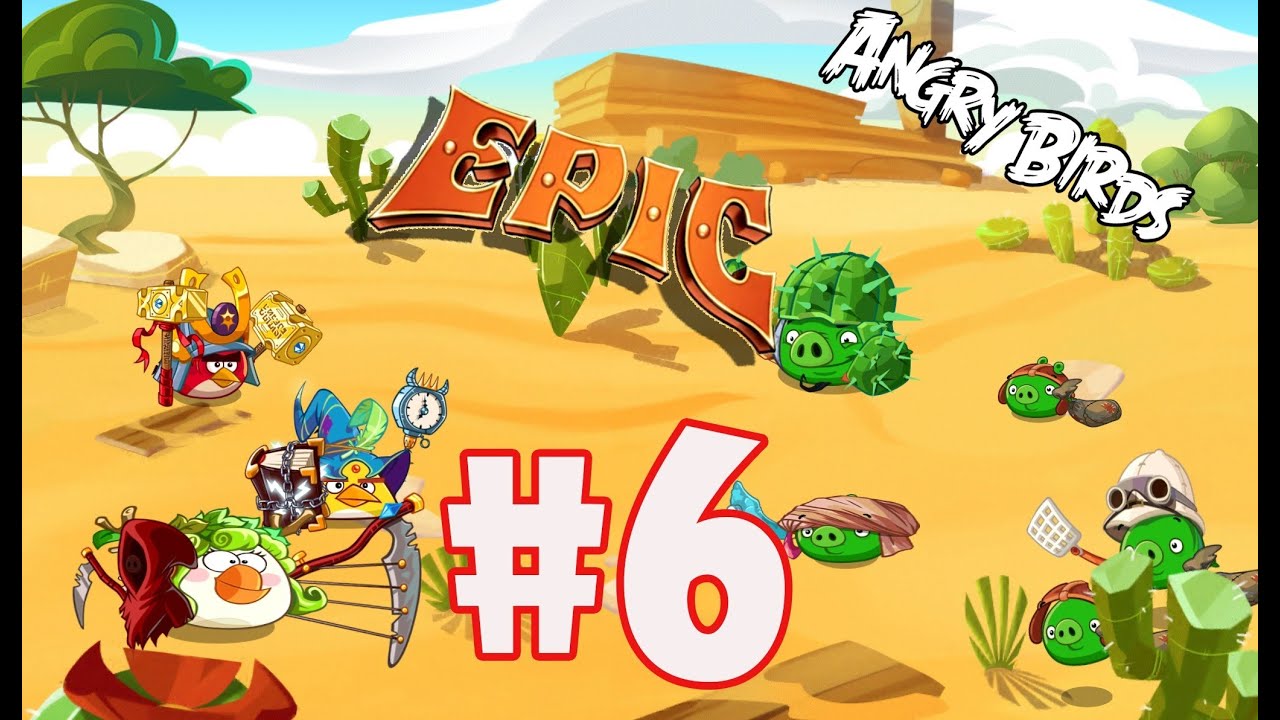 Angry Birds Epic: Part-6 Gameplay-Story Mode (CASTLE: Desert Pig Castle - Dungeon: Porktuga) 2014