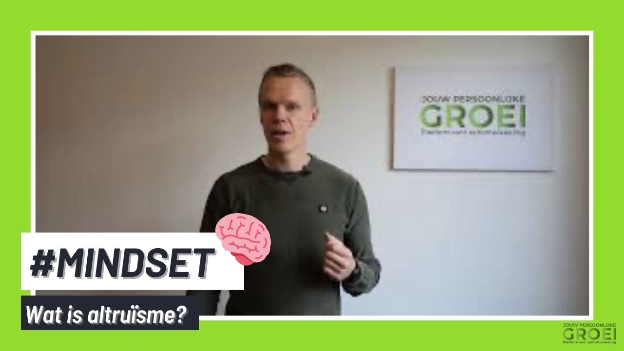 #MINDSET 🧠 | Wat betekent altru&iuml;sme?