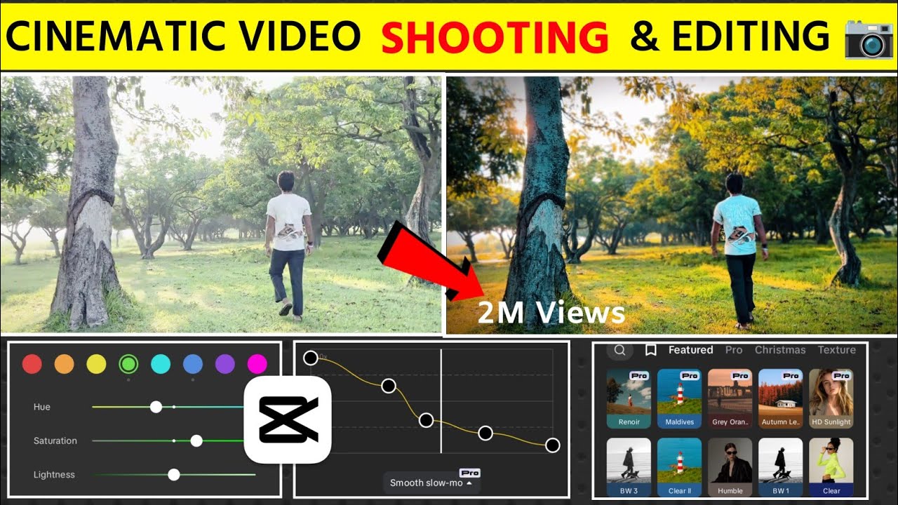 How To Create Cinematic Video 📷| Capcut Se Video Editing Kaise Kare| Video Editing| #rahullancer 