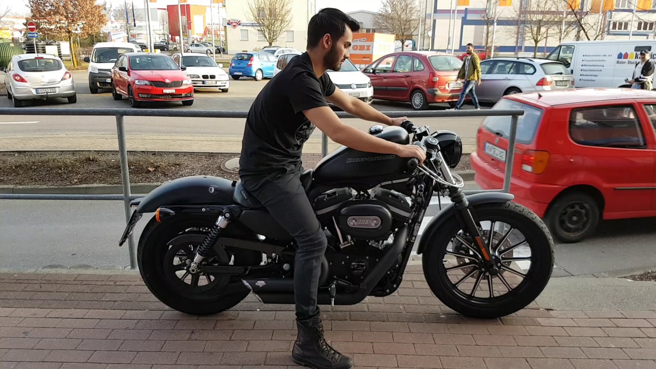 Harley Davidson 883 Iron Exhaust Soundcheck & Montage THOR - VANCE & HINES (TÜV) Auspuff Tuning Pipe