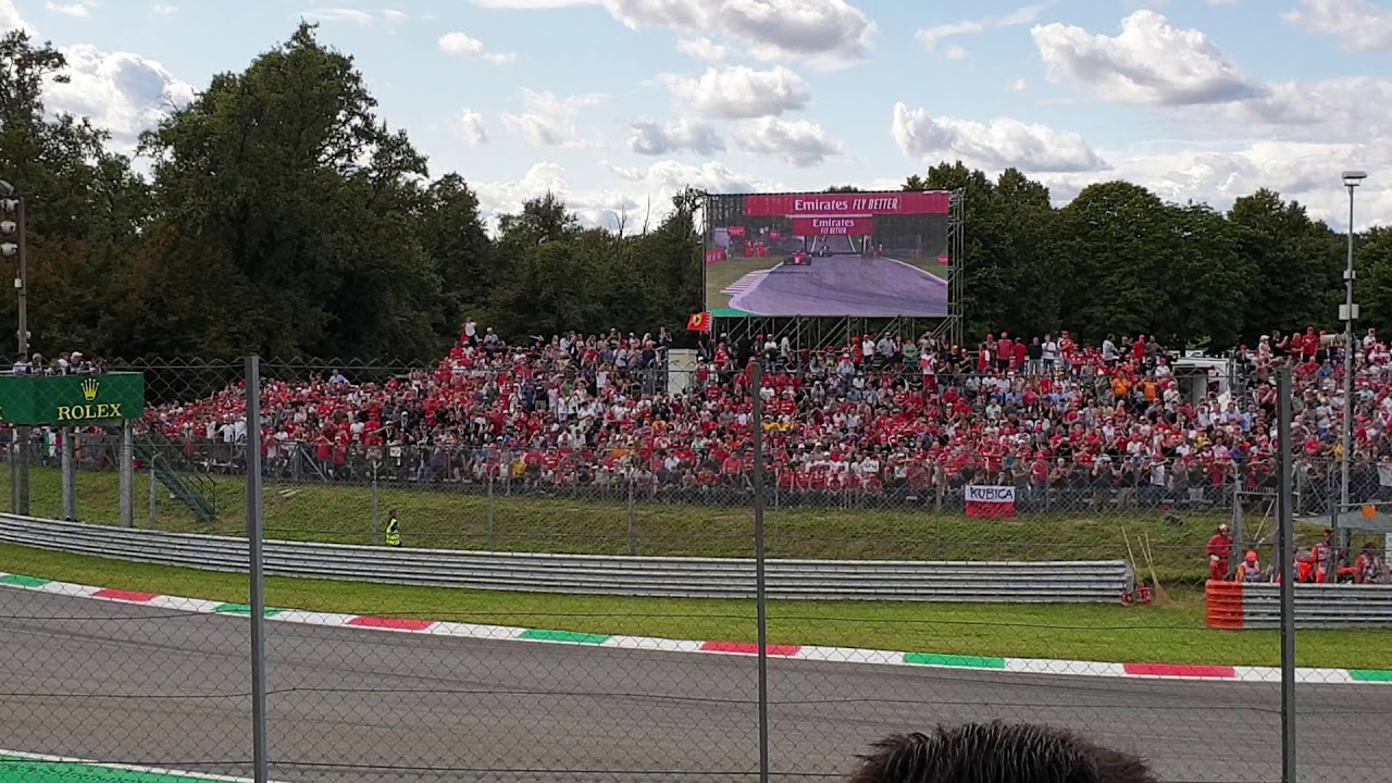 First lap at Monza 2019, from parabolica :)