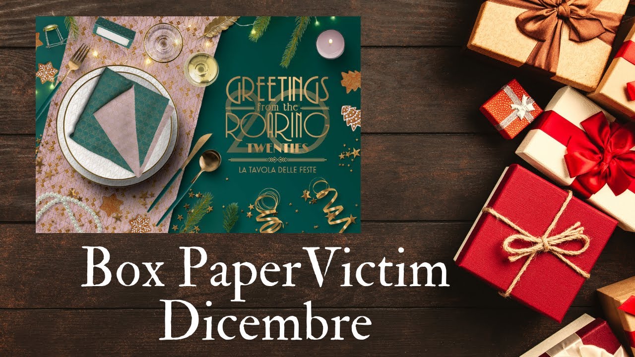 Box Papervictim Dicembre 2020 | La tavola delle feste 🥂✨