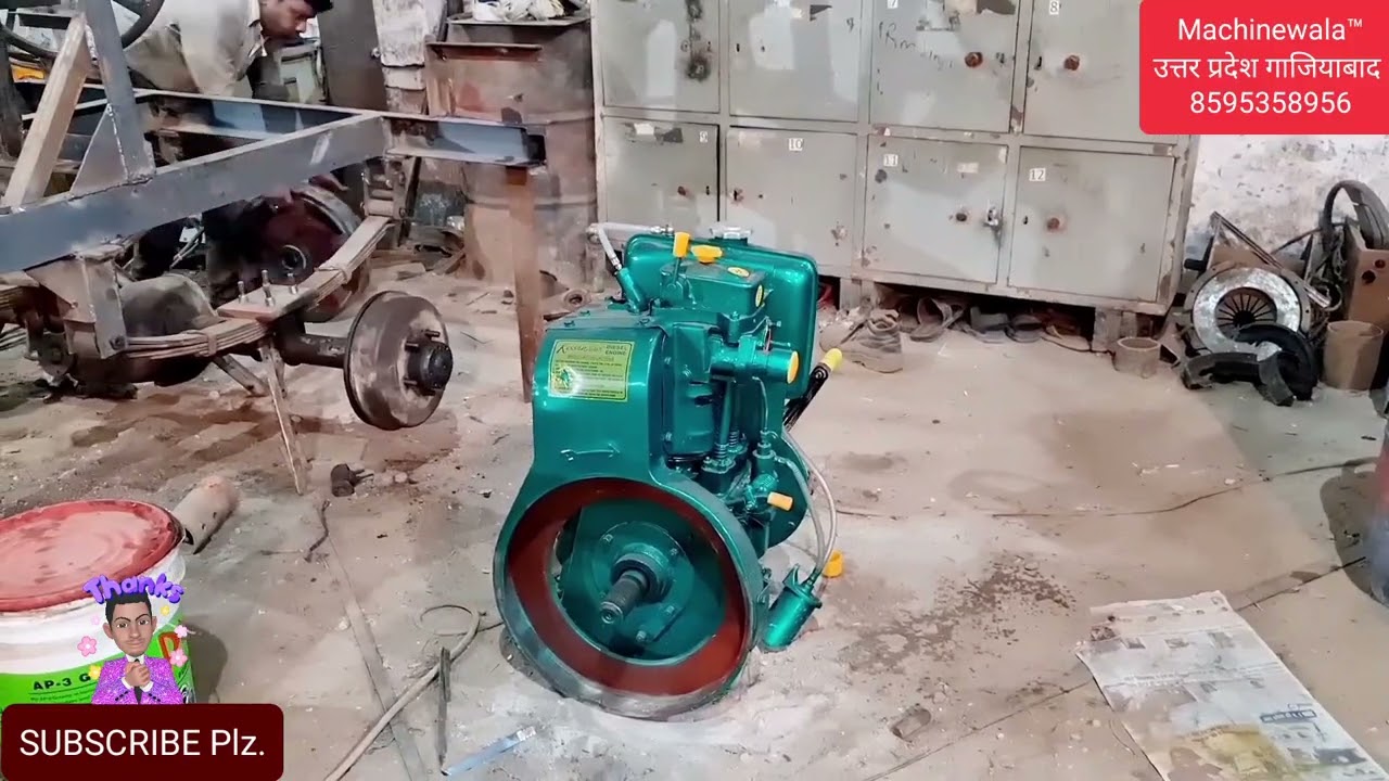6hp/8hp/10hp/12hp/14hp Deisel Engine me self Fitting kaise Karte hai?,How to Make self Start Engine