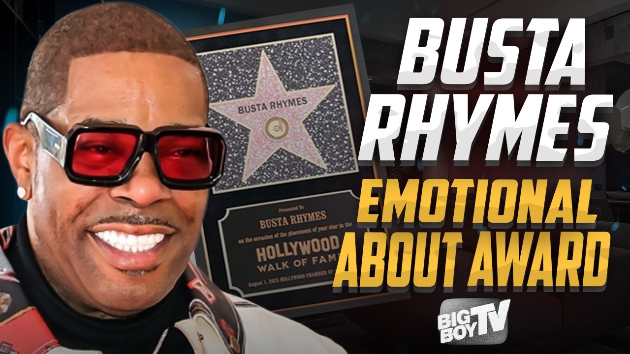 Busta Rhymes Hollywood Star Ceremony 2025 - EXCLUSIVE Busta Rhymes Interview - Big Boy TV