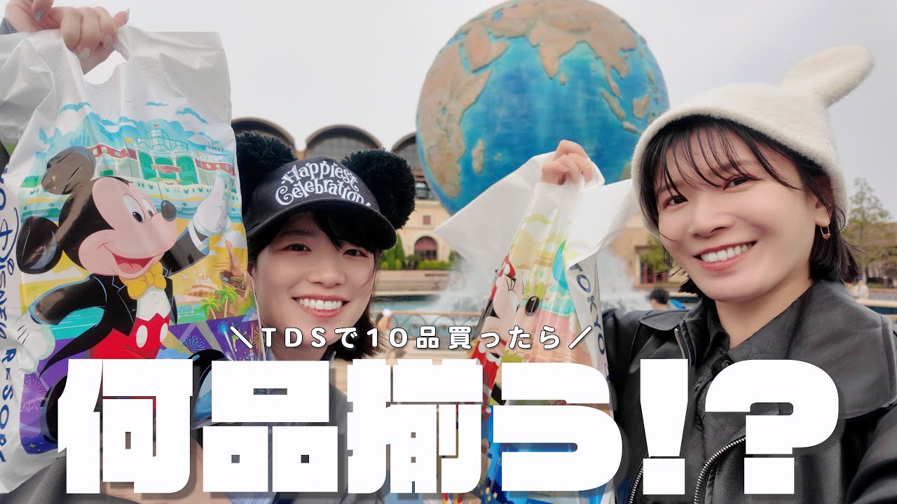 ディズニーシーで10品買ったら何品揃う⁉️【TDS】