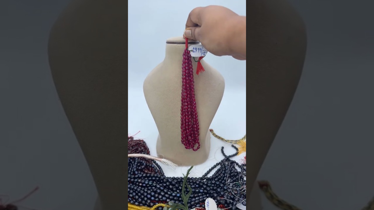 Natural rubies beads❤️