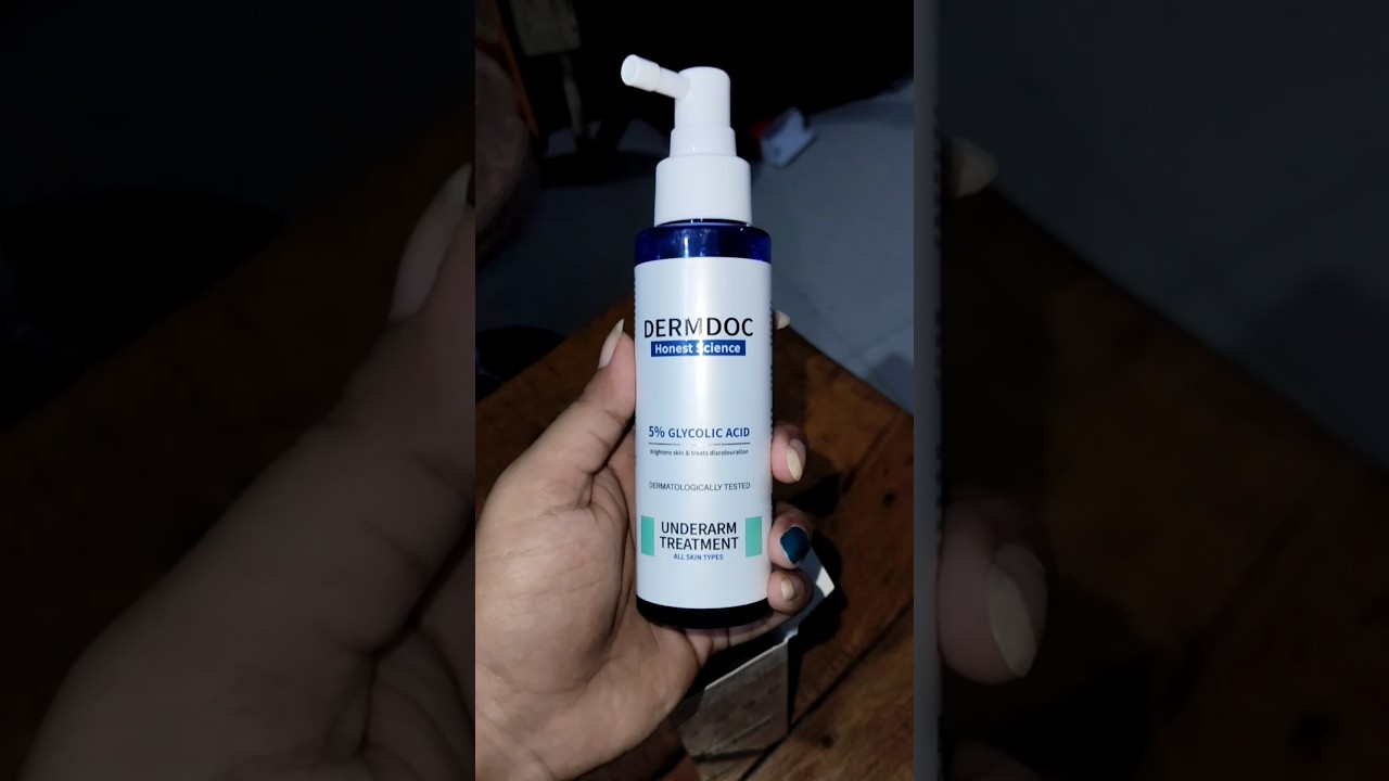 Dermdoc 5%glycolic acid underarm treatment & 2% kojic acid night cream  #purpleapp #unboxing