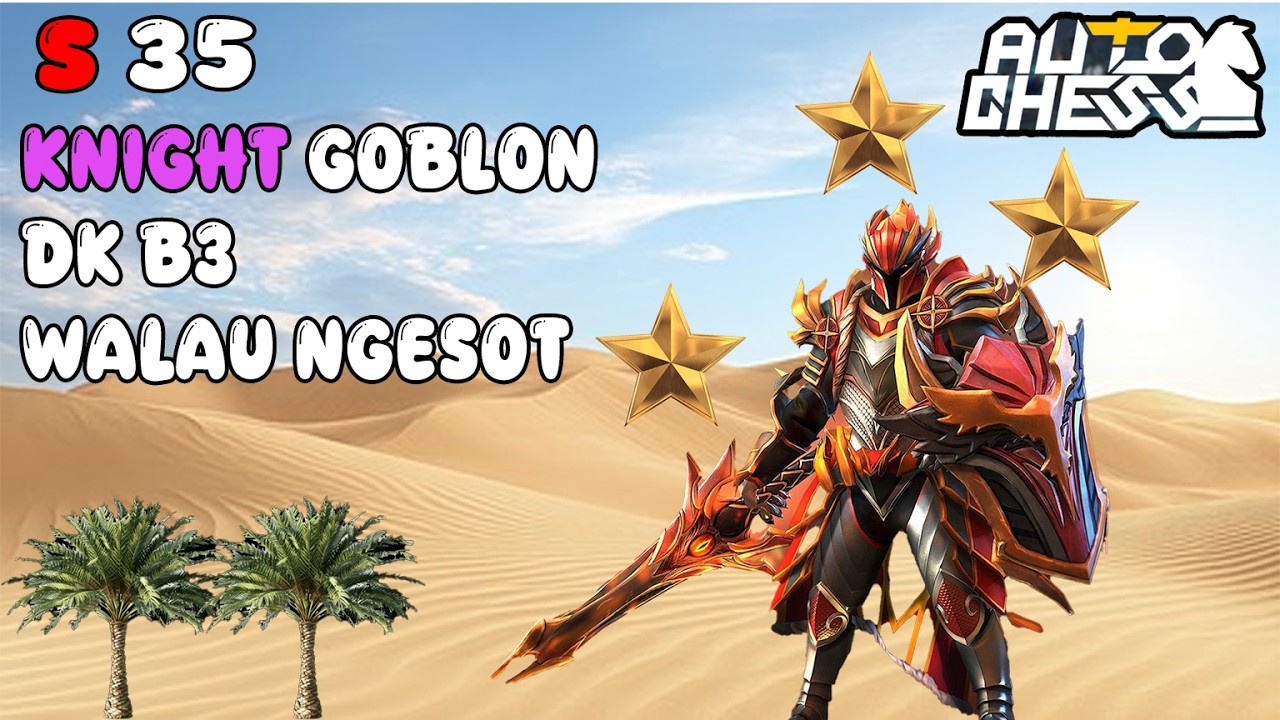 DRAGON KNIGHT MAIN MELEE BOLEH ! AUTO CHESS INDONESIA