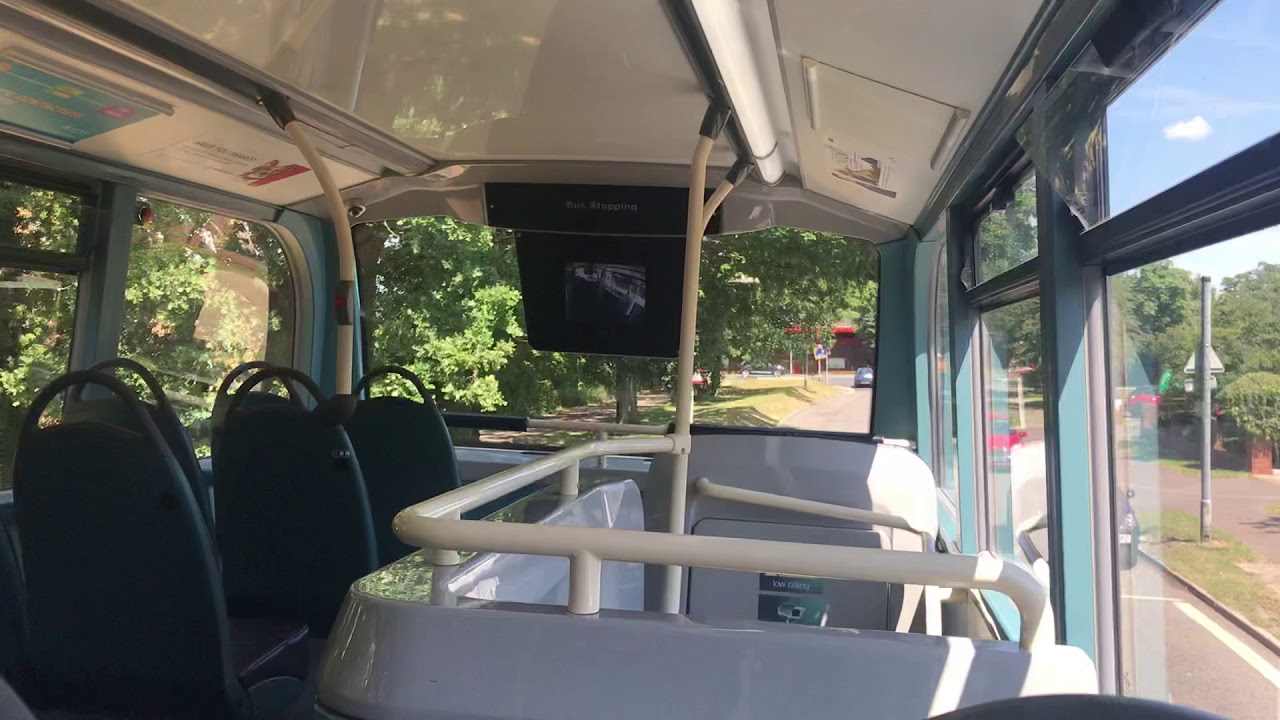 Route 8 Arriva herts and Essex Envirio 400 bus from Highwoods Tesco to Colchester Hospital